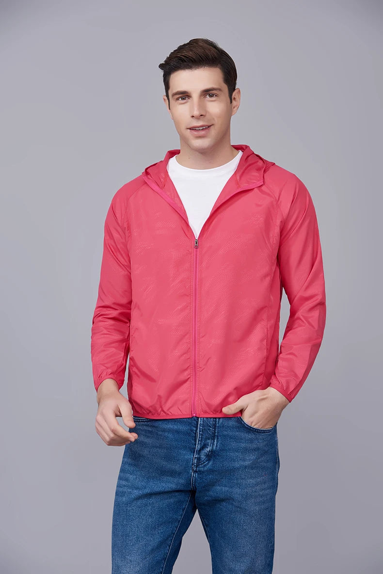 Unisex Waterproof Hiking Jacket – Quick-Dry Outdoor Windbreaker